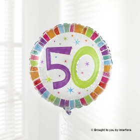 50th Birthday – buy online or call 01903 715668